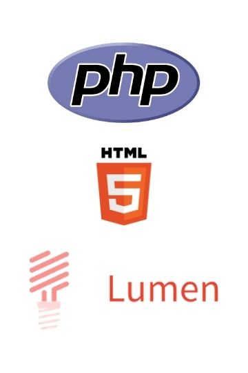 PHP, HTML5, Lumen