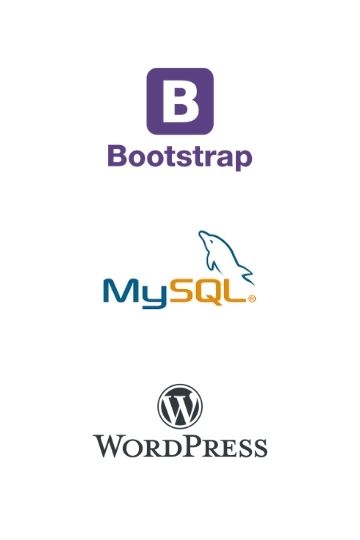 Bootstrap, MySQL, Wordpress