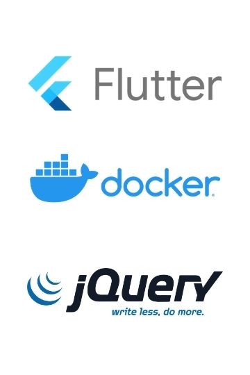 Flutter, Docker, jQuery