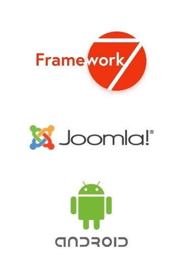 Framework7, Joomla, Android